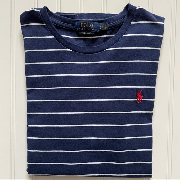 Polo Ralph Lauren Other - POLO Ralph Lauren Crew Neck Short Sleeve T Shirt!   L   Custom Slim Fit